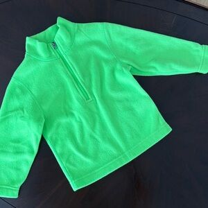 Obermeyer Bright Green Kids Fleece Sweater